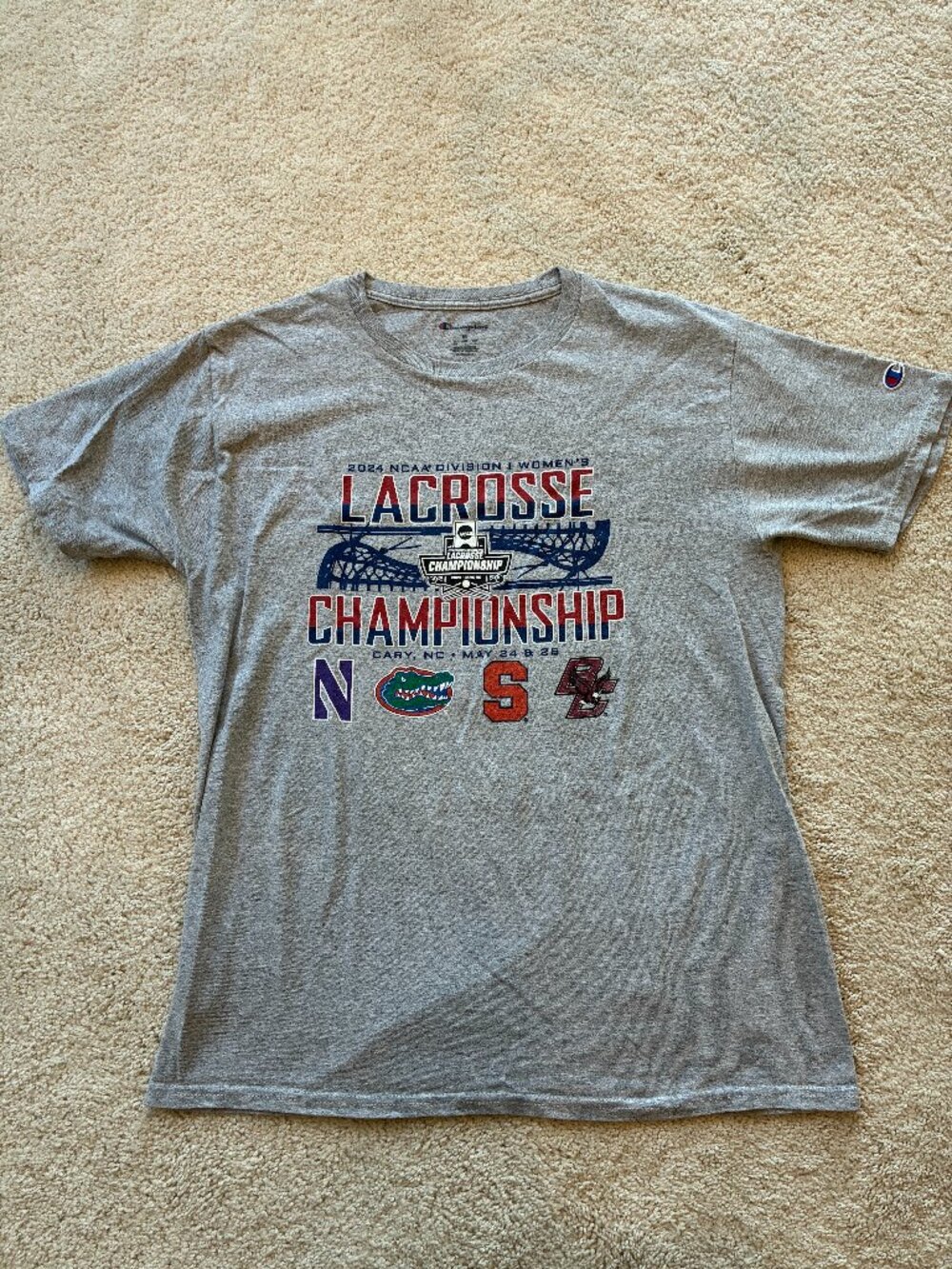 Women's 2024 NCAA Lacrosse Championship Short-sleeve shirt top tee